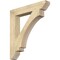 Ekena Millwork Imperial Slat Rough Sawn Bracket, Douglas Fir, 6"W x 38"D x 42"H BKT06X38X42IMP06RDF - alternate 1